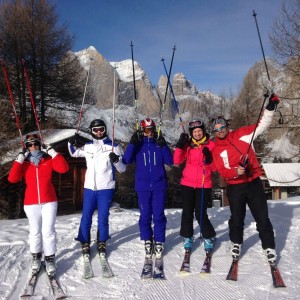 Guided alpine skiing tours!