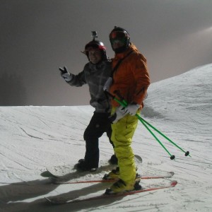 Night ski tour