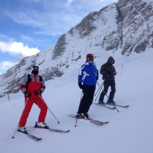 Guided alpine skiing tours!