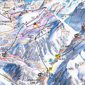 Sellaronda - Giro dei 4 Passi con gli sci