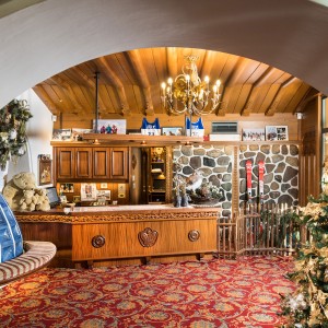 Hotel in stile tipico montagna