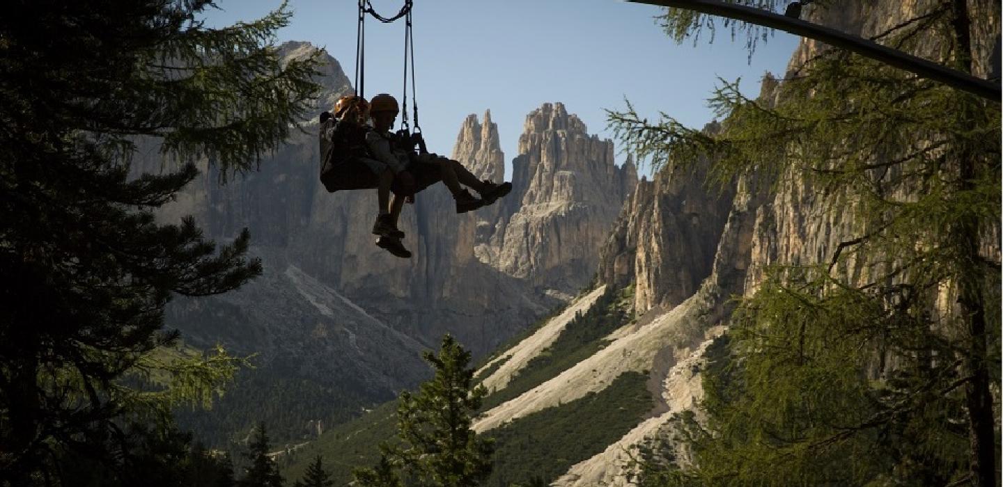 Alpen Hotel Corona Vigo di Fassa Dolomiti - Fly-Line