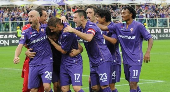 The summer training camp of the Fiorentina football team